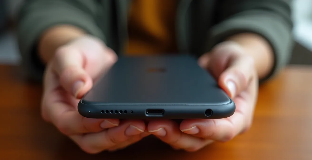 Eine Person nutzt eine Gesundheits-App auf ihrem Smartphone, um Bonuspunkte bei ihrer deutschen Krankenkasse zu sammeln.